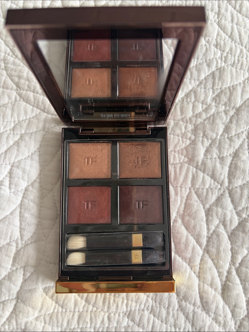 Tom Ford Four-Pan Eyeshadow Quartet in Copper, Bronze, Rust & Deep Plum